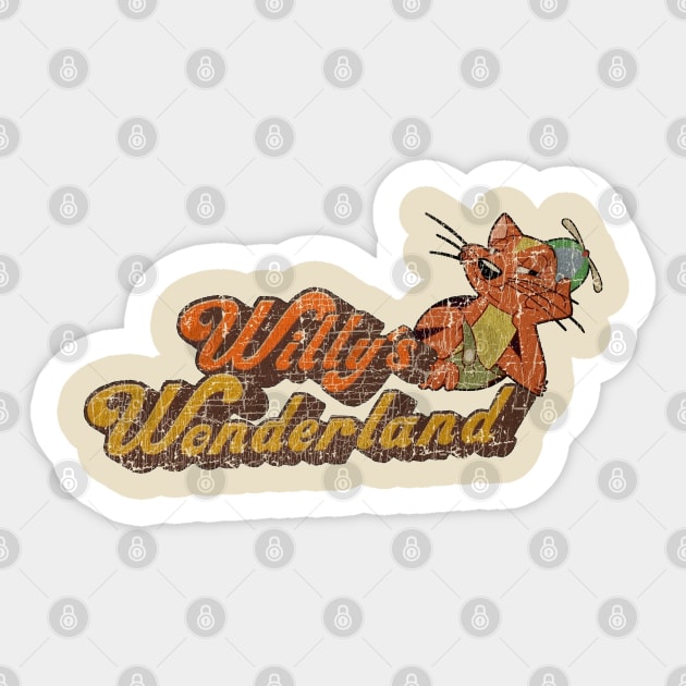 Willy's Wonderland Vintage Sticker by Thrift Haven505